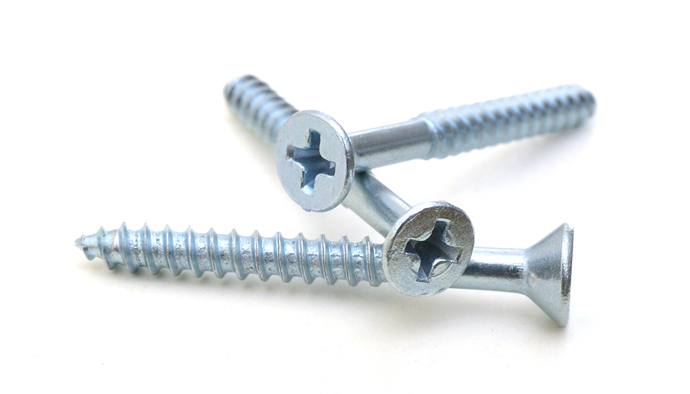 2. Zinc coated self tapping screws