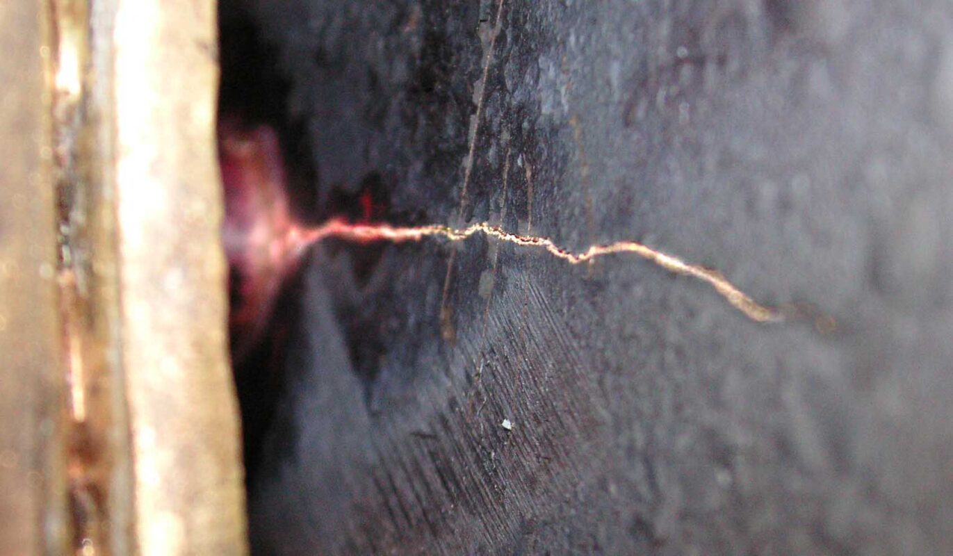 Crack in CuNi metal due to silver brazing