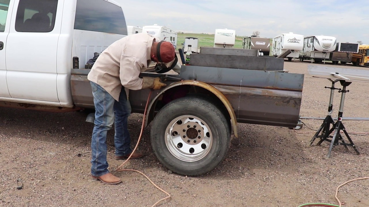 how to build a welding truck bed